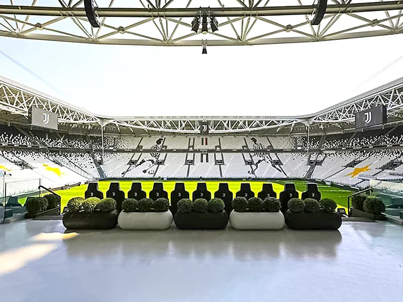 Turin’s Allianz Stadium with upgrades for the new season