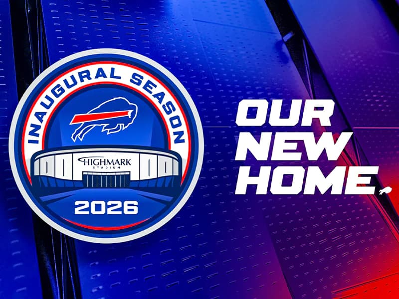Buffalo Bills unveil logo for 2026 inaugural season at Highmark Stadium