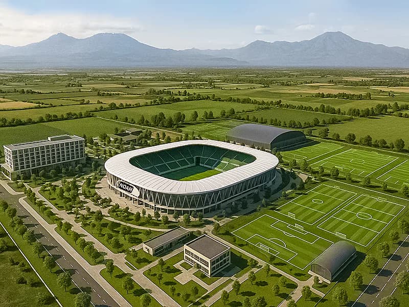 FC Noah new stadium approved in Armenia