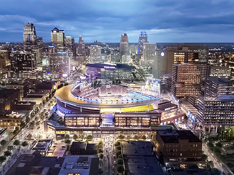 A rezoning proposal for a new Kansas City Royals ballpark has unanimously cleared the Planning Commission