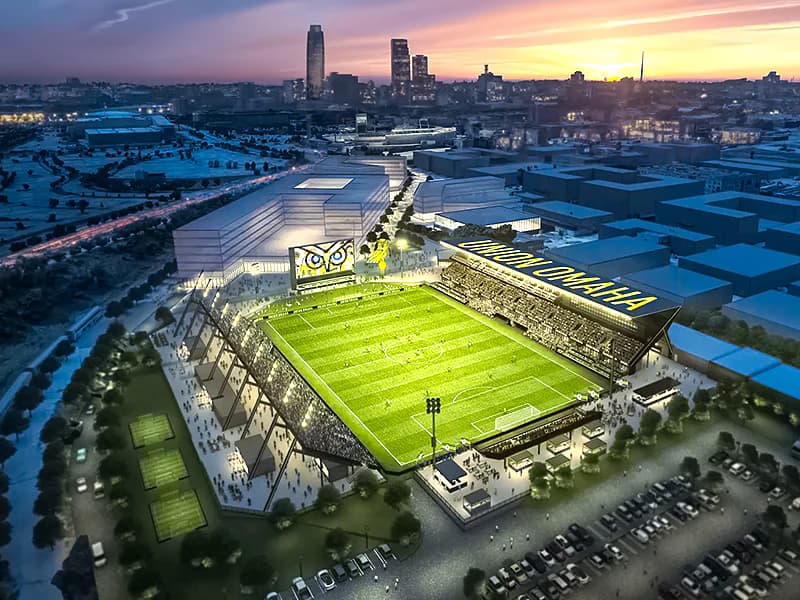 Union Omaha has announced plans for a new downtown stadium and mixed-use district