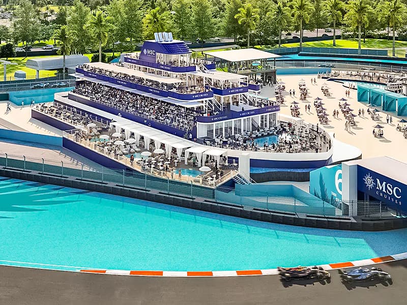 Miami GP presents MSC Yacht Club experience
