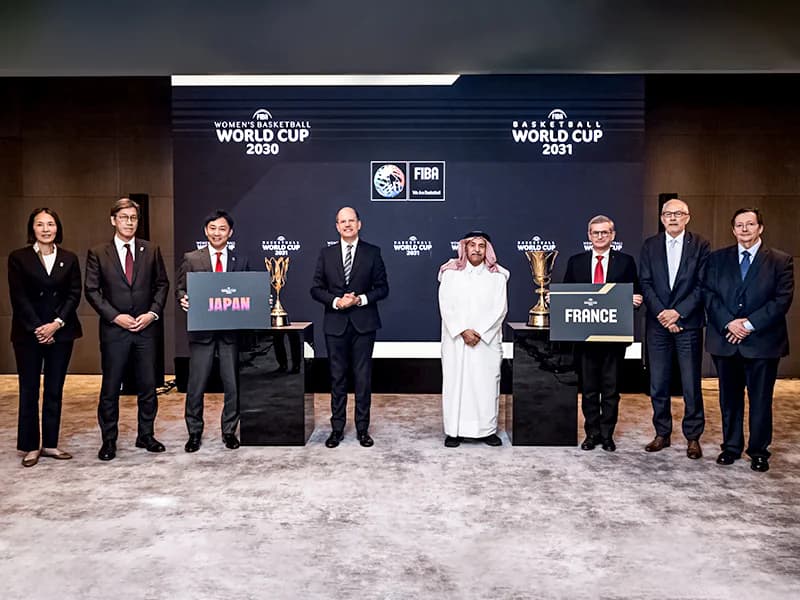 FIBA has awarded France and Japan with tournaments