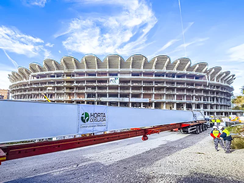 Progress at the new Valencia stadium