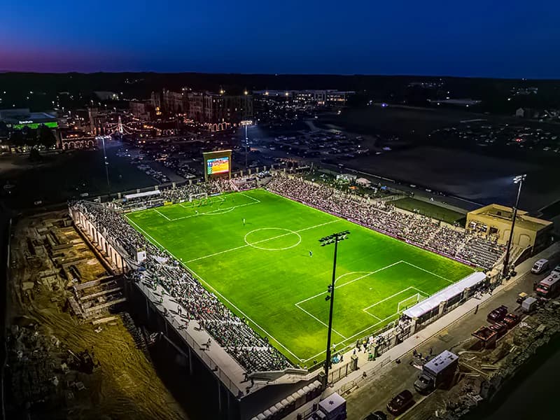 Stadium of Greenville Triumph has opened its doors