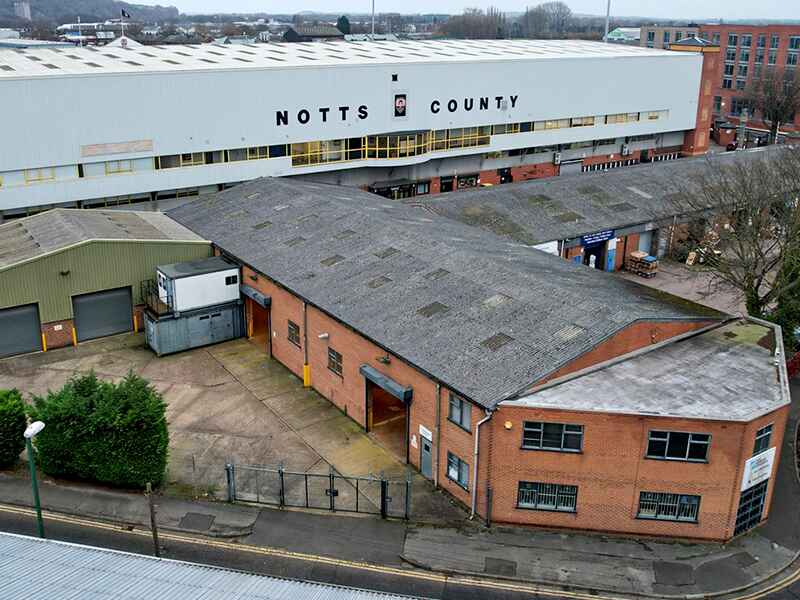 New fan zone at Meadow Lane Notts County FC