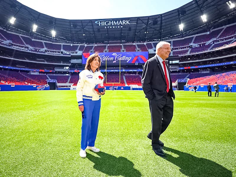 Highmark Stadium officially opened