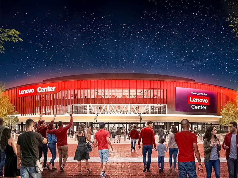 Lenovo Center with the Centennial Authority, the Carolina Hurricanes and North Carolina State University announced additional plans for Lenovo Center's enhancement