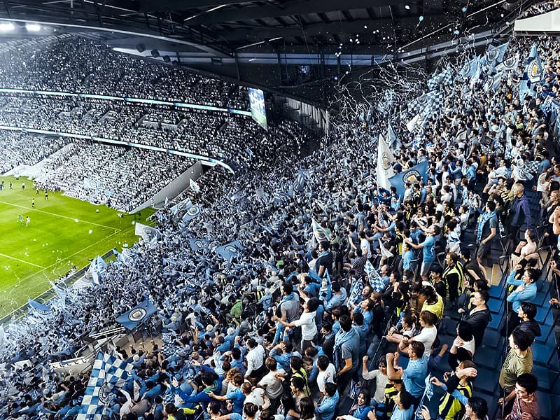 Manchester City has announced a test event for its expanded North Stand