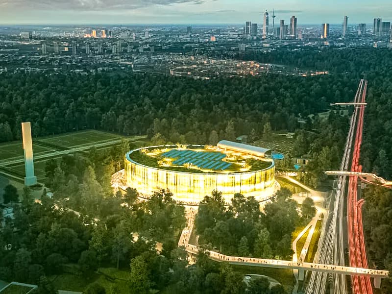 Major interest for Frankfurts new arena