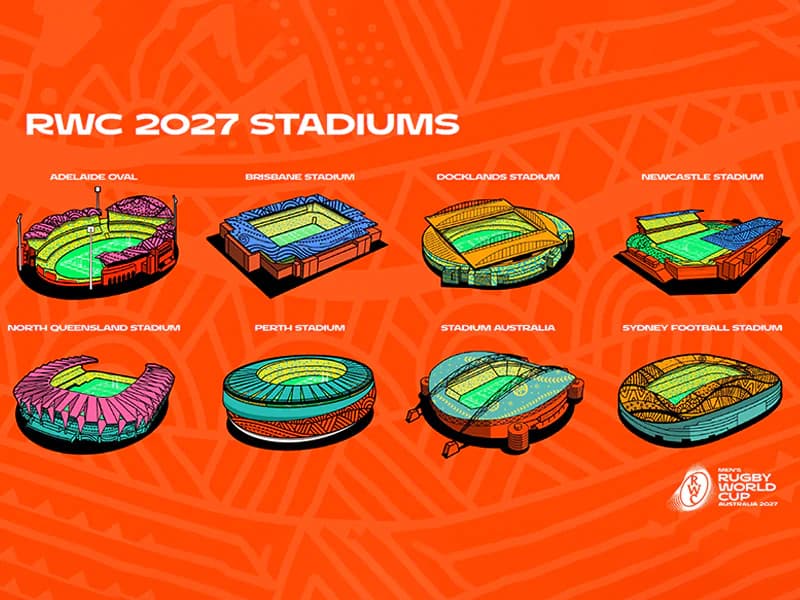 Venues announced for 2027 Rugby World Cup in Australia