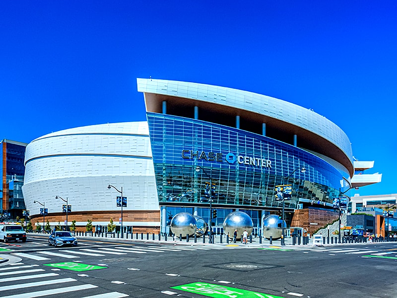 Warriors with new WNBA team at Chase Center