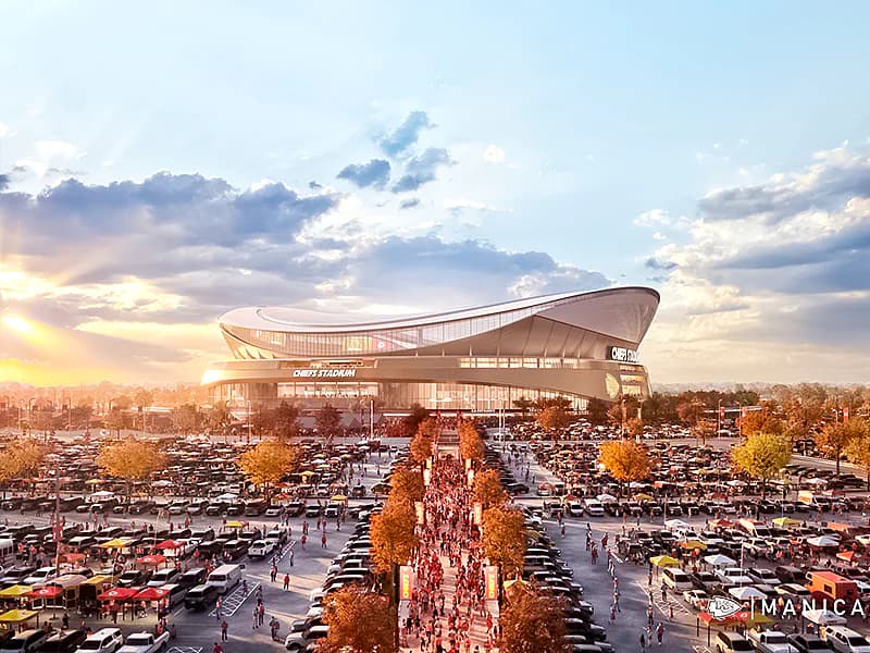 Renderings release for new Kansas City Chiefs stadium