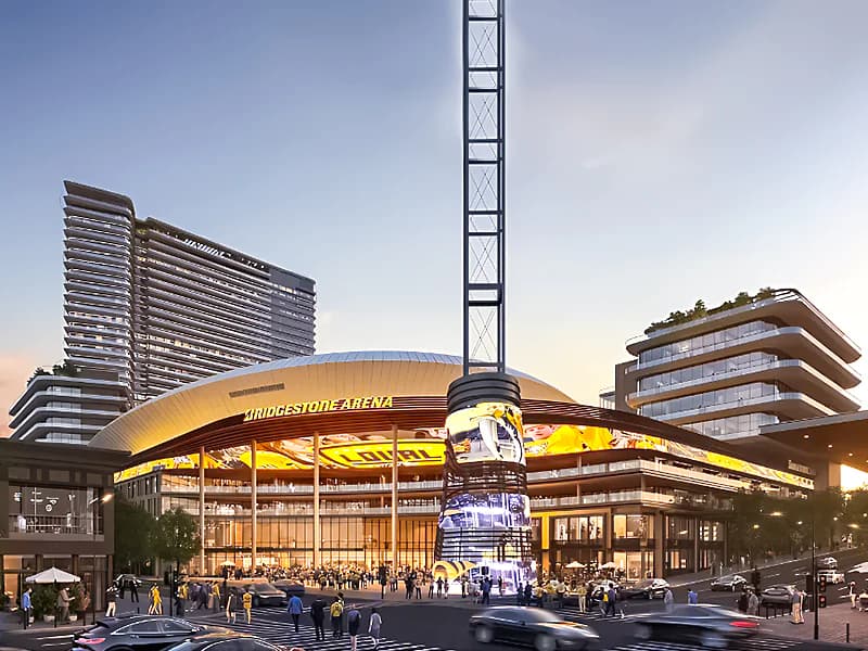 Bridgestone Arena renovation unveiled update September 2025