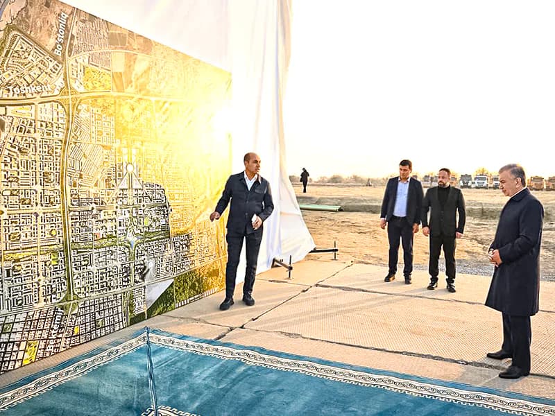 Construction of a 55,000-seat stadium begins in New Tashkent Uzbekistan