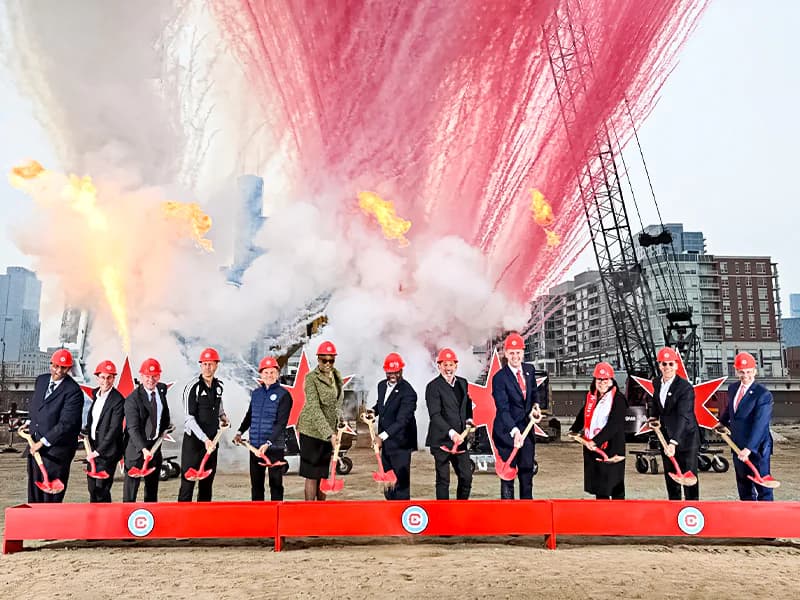 Chicago Fire breaks ground on new stadium