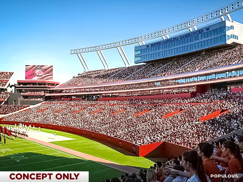 University of South Carolina (USC) received formal approval for Williams-Brice Stadium renovation