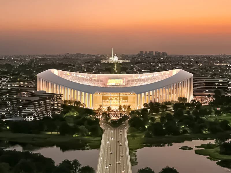 First renderings published for new Washington Commanders Stadium