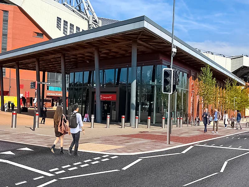 A scheme has been proposed to transform the area around Liverpool’s Anfield stadium