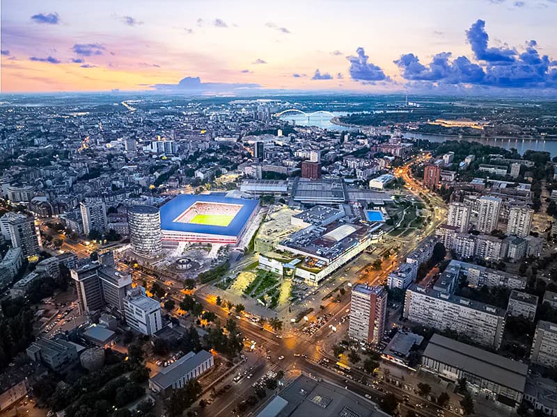 New stadium for Novi Sad Serbia