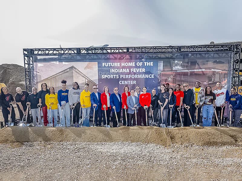 Indiana Fever new training facility ground breaking