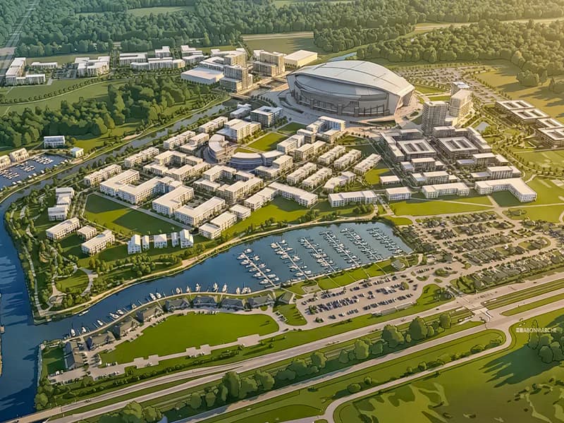 Portage would like to host new stadium of the Chicago Bears