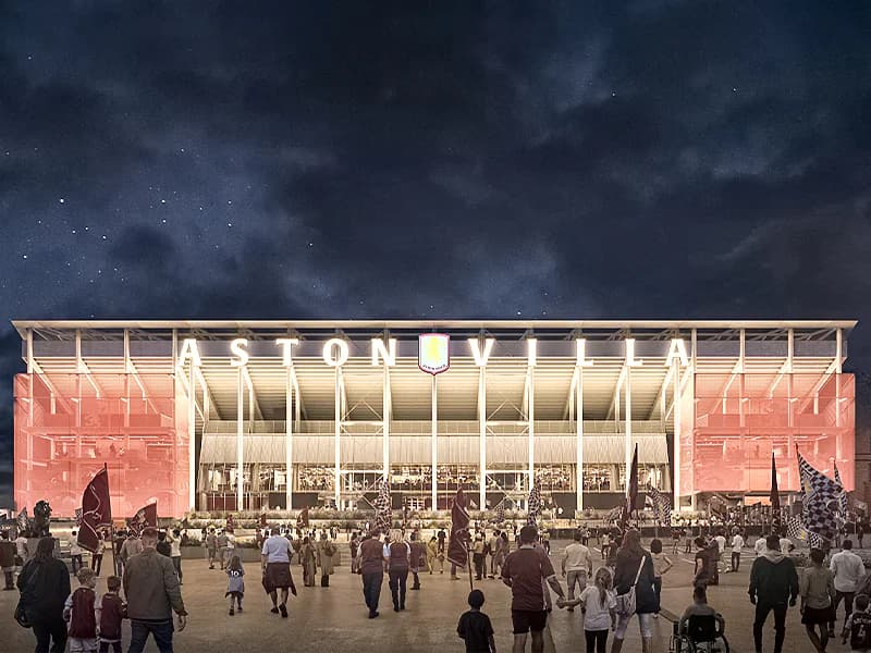 Kingscote Construction has officially broken ground on the £100m redevelopment of North Stand at Villa Park