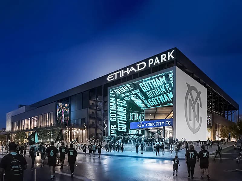 Etihad Park will also be home to National Women’s Soccer League franchise Gotham FC