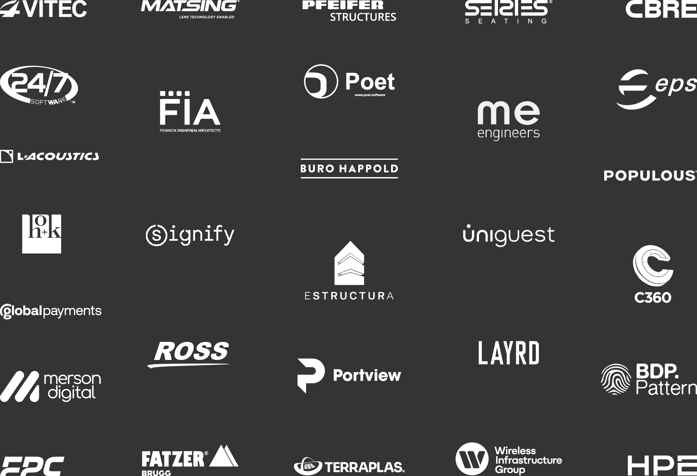 Coliseum Summit EUROPE 2026 sponsors at Fulham Pier