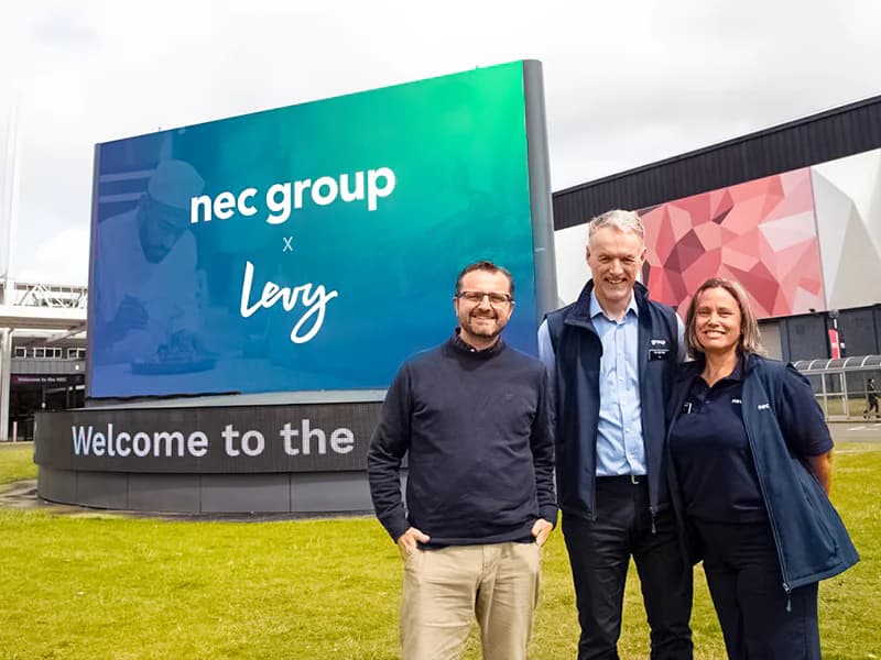 NEC Group signs long term with Levy