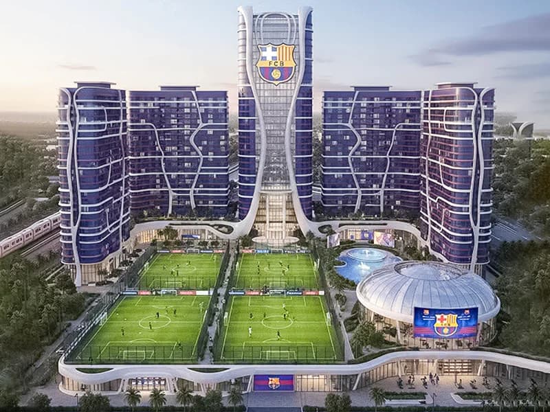 Barcelona will sponsor the construction of 4 luxury towers in Dubai