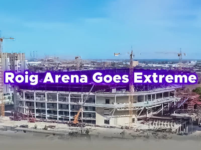 Roig Arena partners with Extreme Networks