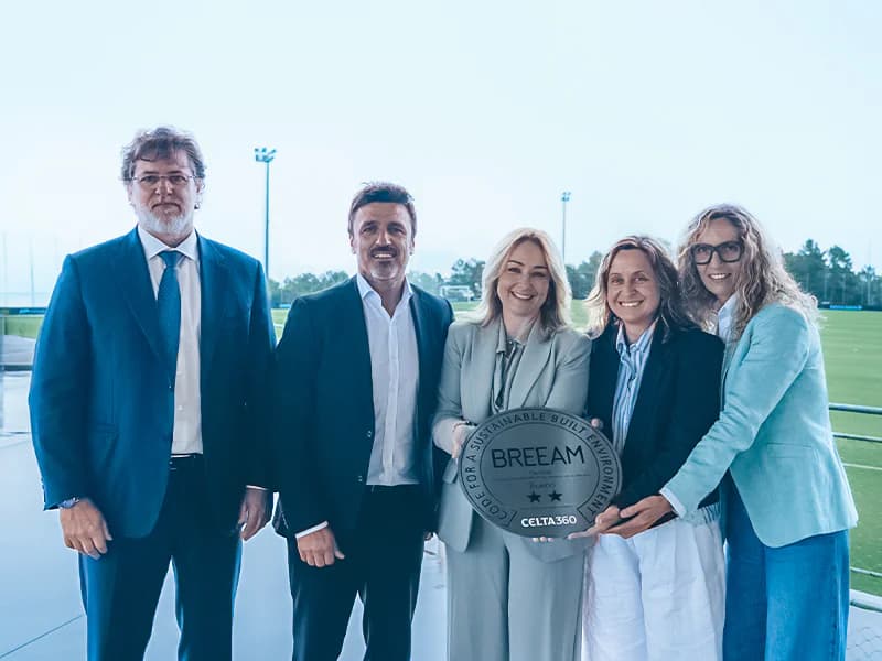 RC Celta de Vigo recognised with the BREEAM Urban Planning sustainability certification