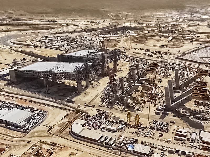 Construction Progresses Rapidly On The Blade At Qiddiya Speed Park Track