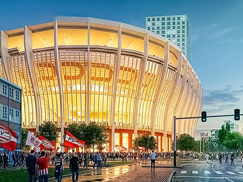 PSV Eindhoven introduces stadium upgrades
