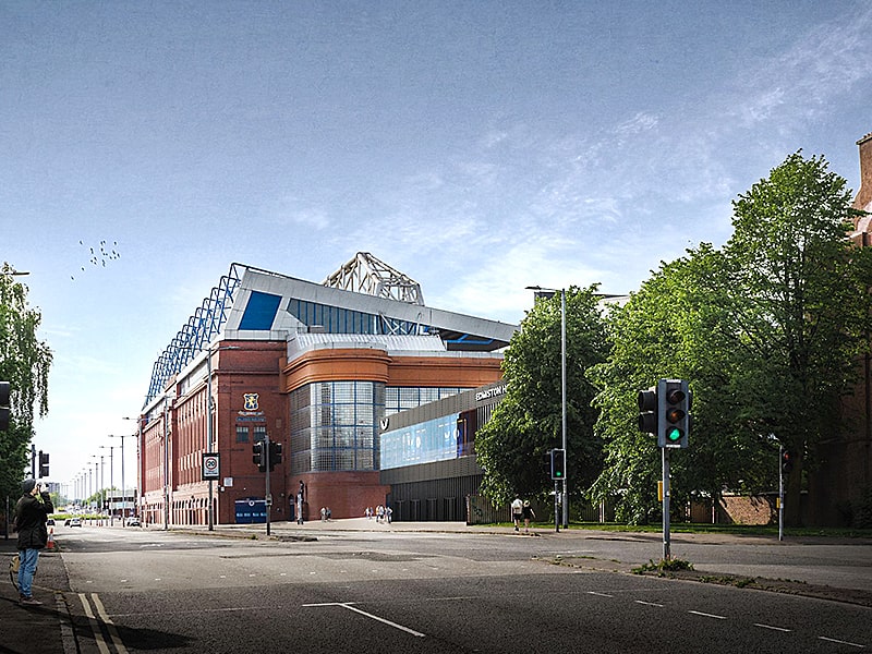 Rangers Ibrox Park renovation update Nov 2023