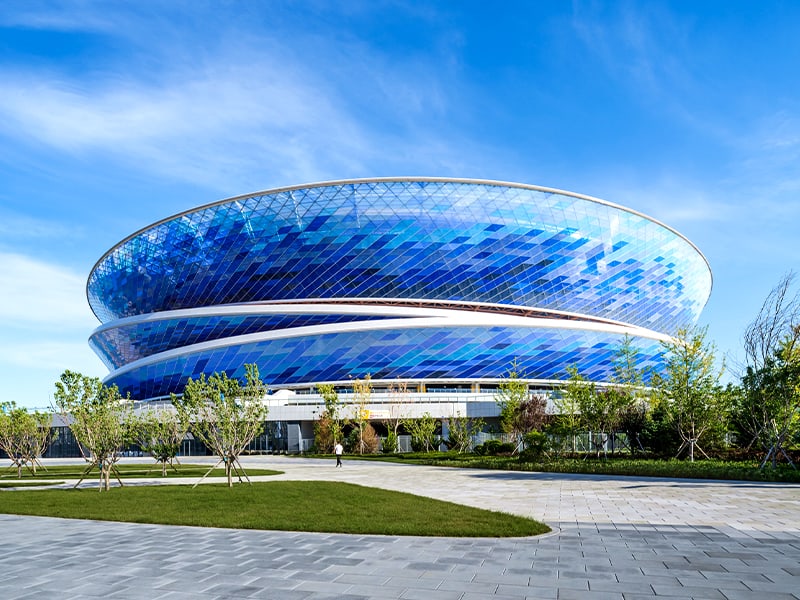 Dalian stadium completed