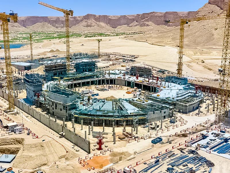 National Tennis Center in Qiddiya already underway