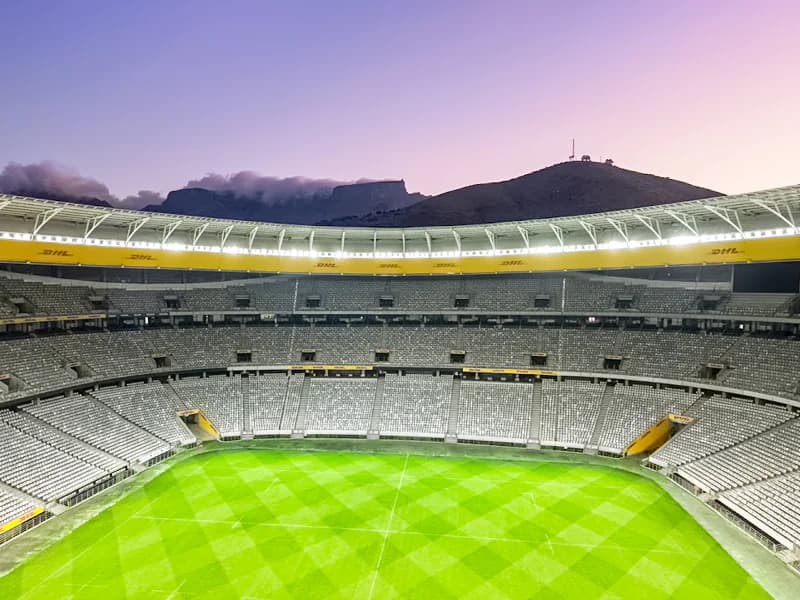 Lighting upgrade at DHL Stadium in Cape Town