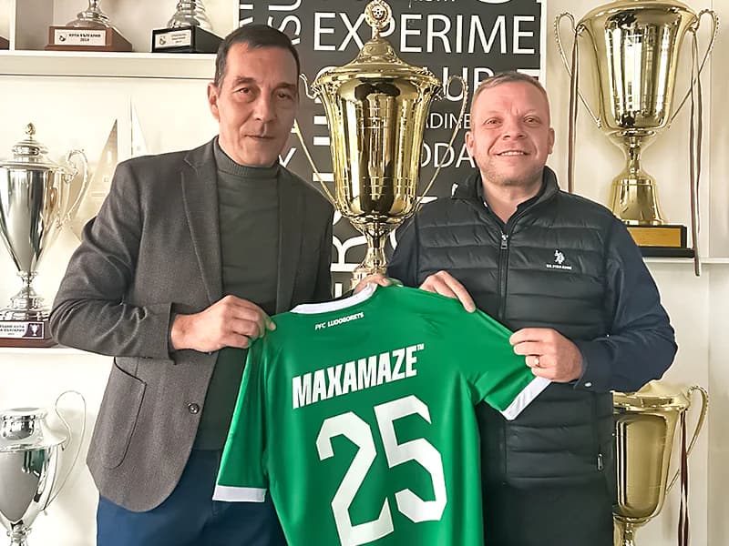 PFC Ludogorets Razgrad from Bulgaria partnered with Maxamaze