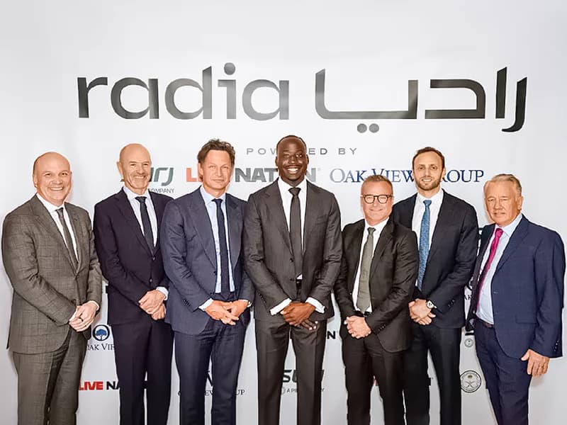 Radia Venture launched in Saudi Arabia, Live Nation, Oak View Group, SURJ Sports Investment