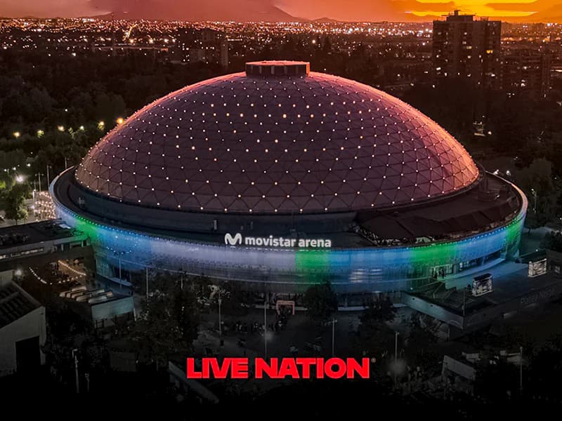 Live Nation entered partnership with Movistar Arena Santiago operator BeLive Entertainment Group