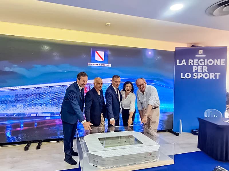 Stadio Arechi of Salernitana has a new vision