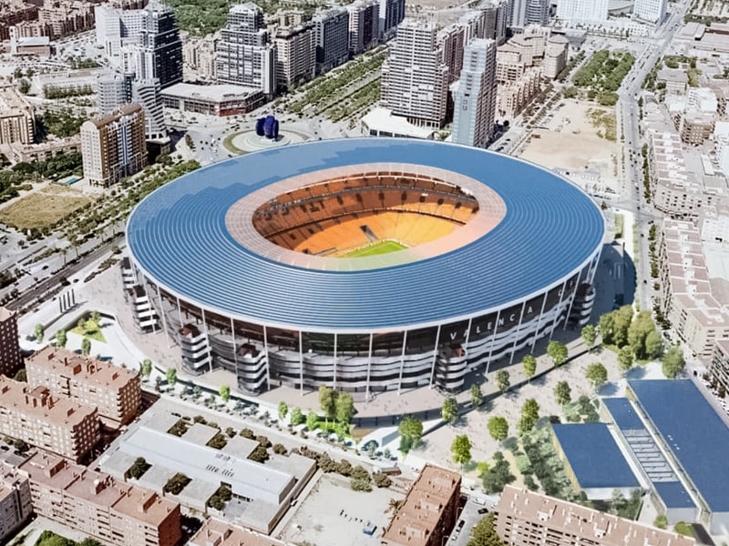 FCC Construcción to resume construction of the Nou Mestalla