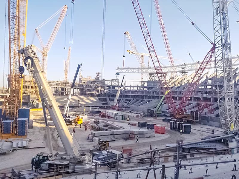 Aramco stadium update May 2025