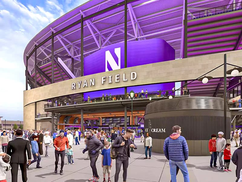 Northwestern University partners with Legends and JMI for Ryan Field renovation