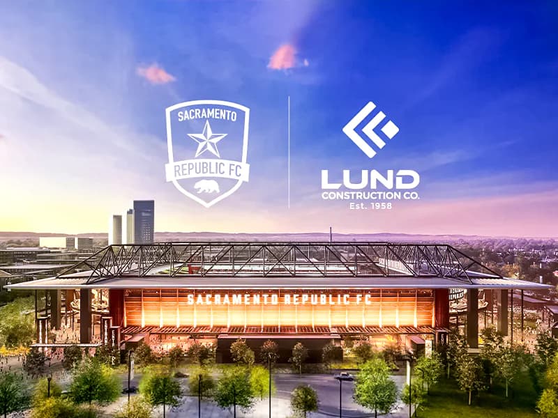 Lund Construction selected to build critical public infrastructure for Sacramento Republic FC soccer stadium