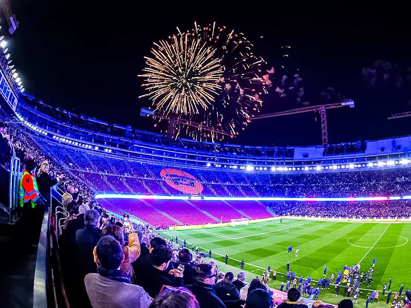 45,000 fans back at Camp Nou