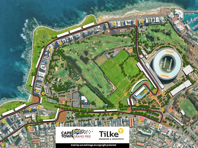 South Africa back in F1 with Cape Town DHL Stadium racetrack