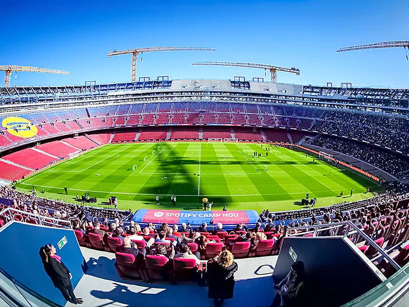 First training session at the new Camp Nou